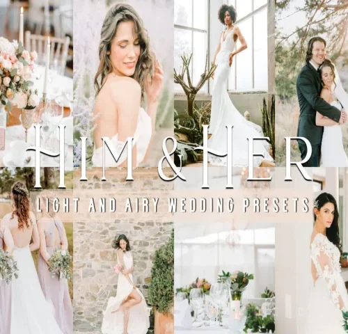 Light and Airy Wedding Lightroom Presets