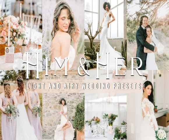 Light and Airy Wedding Lightroom Presets